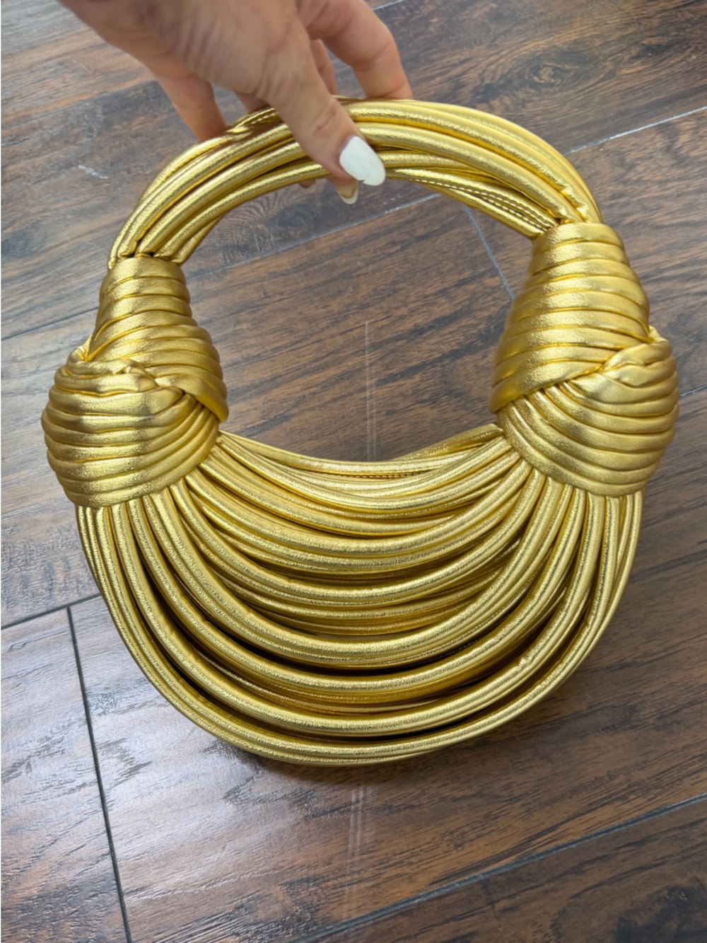 Gold Mini Knot Handle Bag - Unbranded - Picture 2 of 11
